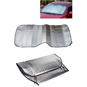 Nevamel Güneşlik Koruyucu Perde Metalize Oto Araç Araba Güneşliği Ön Cam Güneşliği