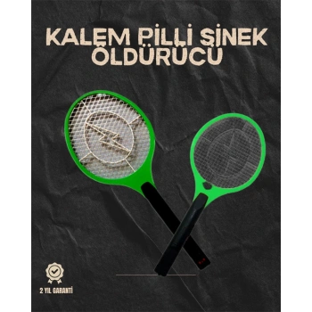 Nevamel Hafif ve Ergonomik Elektronik Böcek Öldürücü – Güvenlik Koruması ile Pil Kontrollü