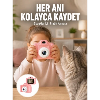 Nevamel® HD Video Kayıt Özellikli Mini Dijital Kamera Fotoğraf Çekimli USB Şarjlı Yeni Nesil