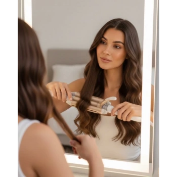 Nevamel® Hızlı Isınan Şarjlı Saç Kıvırıcı Maşa