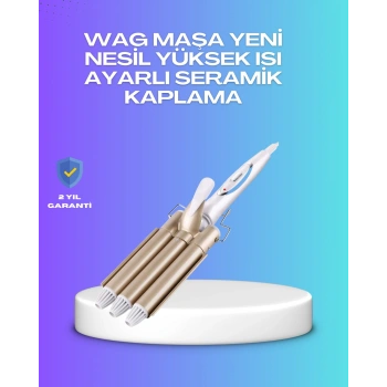 Nevamel Hızlı Isınan Şarjlı Saç Kıvırıcı Maşa