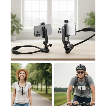 Nevamel® Hızlı Tak Çıkar Özellikli Boyun Askılı Telefon Sabitleyici