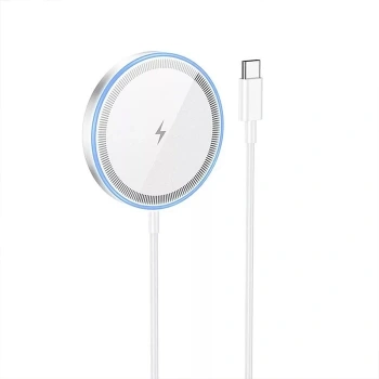 Nevamel HOCO CW53 15W Magsafe Kablosuz Wireless Stand  Hızlı Şarj Cihazı-(5775)