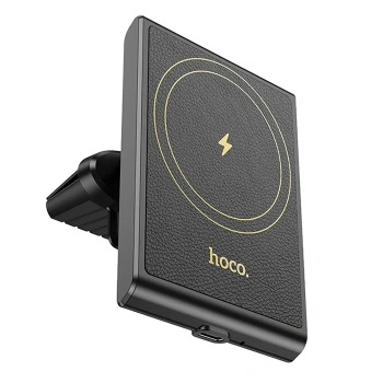 Nevamel Hoco HW19 Klima Havalandırma Bölmesi Wireless Kablosuz Hızlı Şarj Araç Telefon Tutucu-(5775)