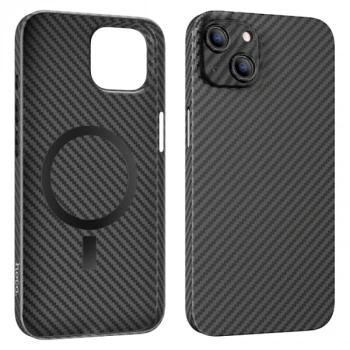 Nevamel Hoco iPhone 14 6.1 Kılıf Manyetik Magsafeli Kamera Korumalı Telefon Kılıfı-(5775)