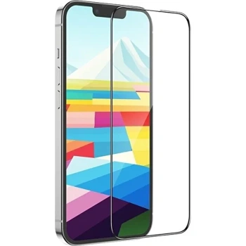 Nevamel HOCO iPhone 15 Full  HD Tempered Kırılmaz Cam Ekran Koruyucu 25 Adet Set-(5775)