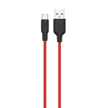 Nevamel HOCO X21 Plus USB to Type-C 3A Silikon Hızlı Şarj ve Data Kablosu-(5775)
