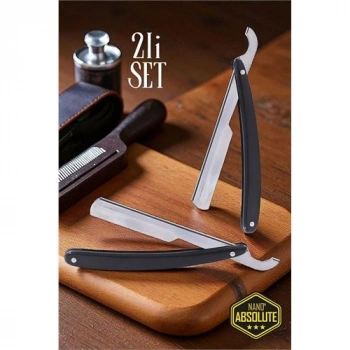 Nevamel® HSNET Berber Usturası - 2 adet Türk Tipi Berber Tıraş Usturası