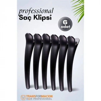 Nevamel® HSNET Kuaför Saç Klipsi - Profesyonel Toka 6 lı SET