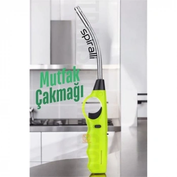 Nevamel® HSNET Spiralli Mutfak Çakmağı Barbekü Mangal Mum Çakmağı
