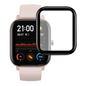 Nevamel Huami Amazfit GTS 3D Kavisli PMMA Cam Ekran Koruyucu-(5775)