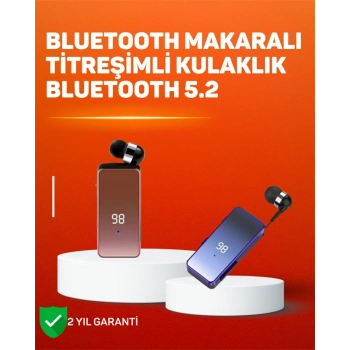 Nevamel® İki Telefona Aynı Anda Bağlanan Bluetooth 5.3 Klipsli Kulaklık – MFB Çok Noktalı Bağlantı