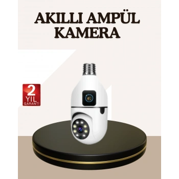 Nevamel İki Yönlü Sesli WiFi Kamera – Ampul Tipi Ev ve Ofis Güvenlik Kamerası