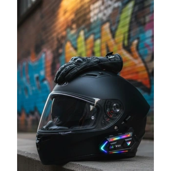 Nevamel® Intercom Mesafeli IPX6 Suya Dayanıklı Kask Kulaklık Sistemi