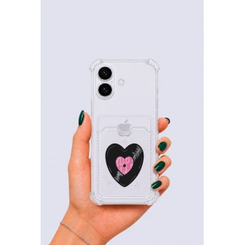 Nevamel® iPhone 17 Kartlıklı Vinly Desenli Kılıf