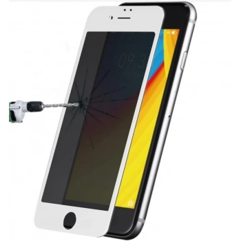 Nevamel iPhone SE3-SE2 İPhone 8-7 3D Full Privacy Gizlilik Kırılmaz Cam Ekran Koruyucu-(5775)