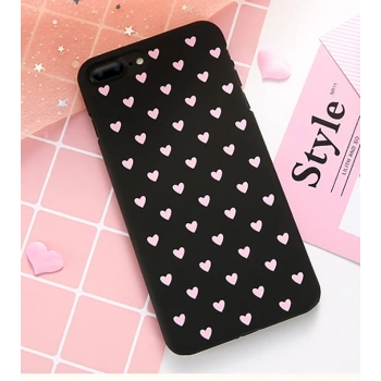 Nevamel iPhone SE3-SE2 İPhone 8-7 Kılıf Çoklu Kalp Premium Pc Kılıf-(5775)