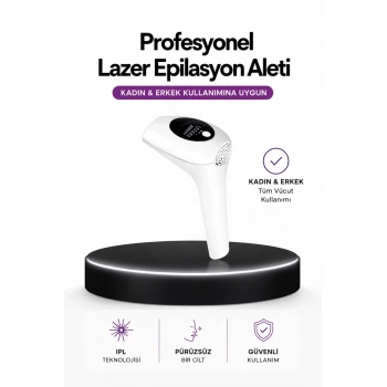Nevamel® IPL Teknolojili Erkek Ve Kadın Kullanımına Uygun Lazer Epilasyon Cihaz