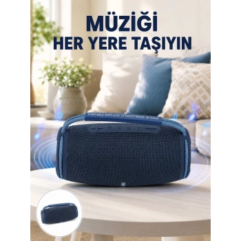Nevamel® IPX5 Su Geçirmez Taşınabilir Bluetooth Hoparlör Renkli Işıklı Yeni Nesil