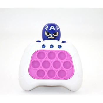 Nevamel® Işıklı Müzikli Pop-It Captain America Tasarımlı