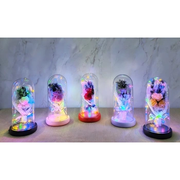 Nevamel® Işıklı Müzikli Romantik Gül Buketi