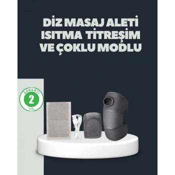 Nevamel® Isıtmalı Titreşimli Diz Masaj Cihazı 3D Rezonans Teknolojili