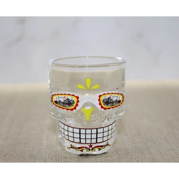 Nevamel İstanbul Temalı Cam Kurukafa Shot Bardak