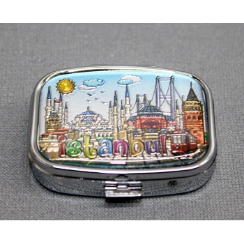 Nevamel® İstanbul Temalı İlaç Kutusu - Model 14