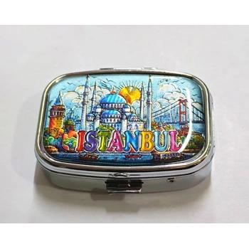 Nevamel® İstanbul Temalı İlaç Kutusu - Model 4