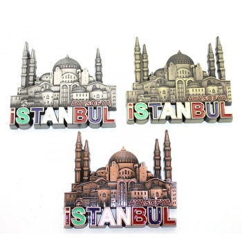Nevamel İstanbul Temalı Metal Magnet Model 6
