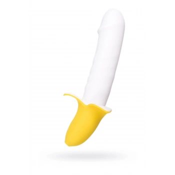 Nevamel® Jos B-Nana Vibratör, Silikon, Beyaz, 19 Cm