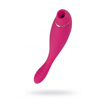 Nevamel® Jos Danvi Vakum Dalgası Vibratör, Silikon, Pembe, 21,5 Cm