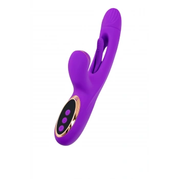 Nevamel® Jos Pitti Silikon Mor 24Cm Dil Vibratör Vakum Stimülasyon Seks Oyuncakları Kadınlar Için