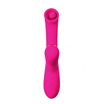 Nevamel® Jos Rolli Silikon Pembe 22Cm Vakum Stimülasyon Topu Vibratör Bayanlara Seks Oyuncakları Kadın Için