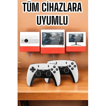 Nevamel Joystick Çift Kollu Oyun Kolu Retro Oyun Yüksek Çözünürlüklü 3D Game