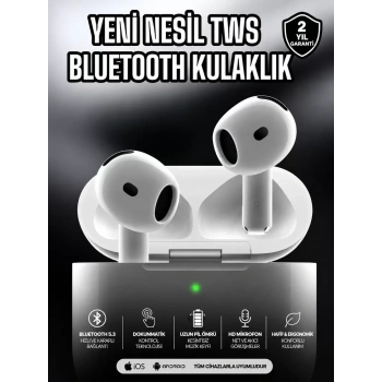Nevamel® Kablosuz Bluetooth Kulaklık TWS ANC Özelliği Yüksek Ses Kaliteli