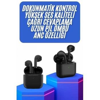 Nevamel Kablosuz Bluetooth Kulaklık TWS Pro5 Kulaklık ANC Özelliği Dokunmatik Kontrol