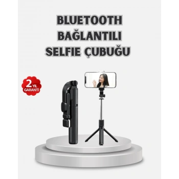 Nevamel Kablosuz Bluetooth Selfie Çubuğu – 360° Dönebilir Başlık Taşınabilir ve Şık Tasarım