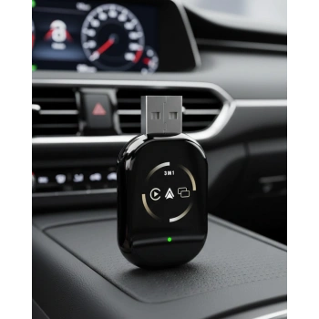 Nevamel® Kablosuz CarPlay Android Auto Adaptörü Otomatik Eşleşme