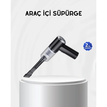 Nevamel Kablosuz El Süpürgesi – Araç İçi Temizlik İçin 5500PA Güçlü Emiş USB Şarjlı