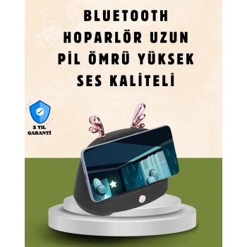 Nevamel Kablosuz İndüksiyonlu Telefon Tutucu & Hoparlör – Net Ses Kolay Kullanım