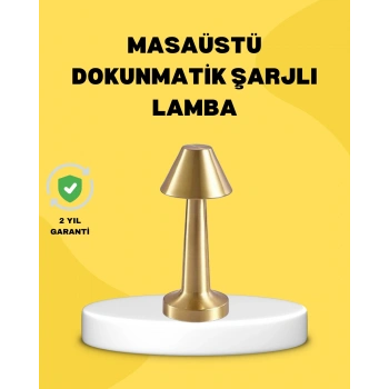 Nevamel® Kablosuz LED Masa Lambası 1800mAh 3 Renk Aydınlatma Dokunmatik
