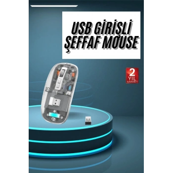 Nevamel Kablosuz Mouse Fare Şarjlı Bluetooth Wireless Çift Modlu Sessiz