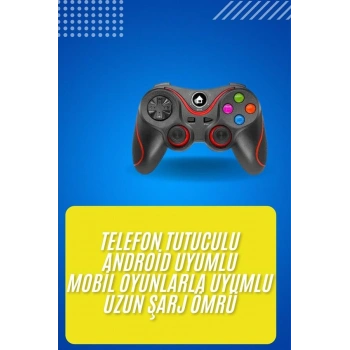 Nevamel Kablosuz Oyun Kolu Bluetooth Joystick Gamepad Android Uyumlu