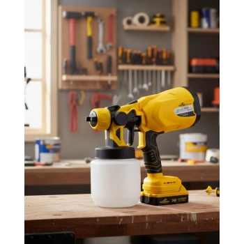 Nevamel® Kablosuz Püskürtme Tabanca Yüksek Performanslı Ev ve Atölye Kullanımı