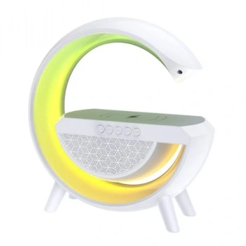 Nevamel Kablosuz Şarj Standlı RGB Hoparlör