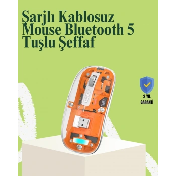 Nevamel Kablosuz Sessiz Ergonomik ve Şarjlı Fare - Gelişmiş Çoklu Cihaz Desteği