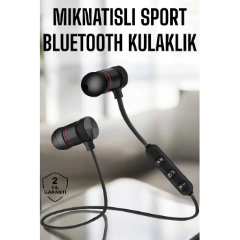 Nevamel Kablosuz Sport Mıknatıslı Mikrofonlu Kulak İçi Kulaklık