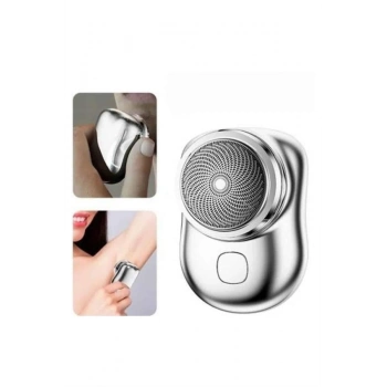 Nevamel Kablosuz Tıraş Makinesi Günlük Hızlı Taşınabilir Şarjlı Yuvarlak Paslanmaz Çelik