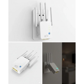 Nevamel® Kablosuz WiFi Tekrarlayıcı 300Mbps